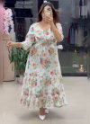 Pajji Georgette Floral Printed Gown With Jacket Wholesale Market In Surat
